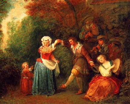 Work done by Jean-Antoine Watteau